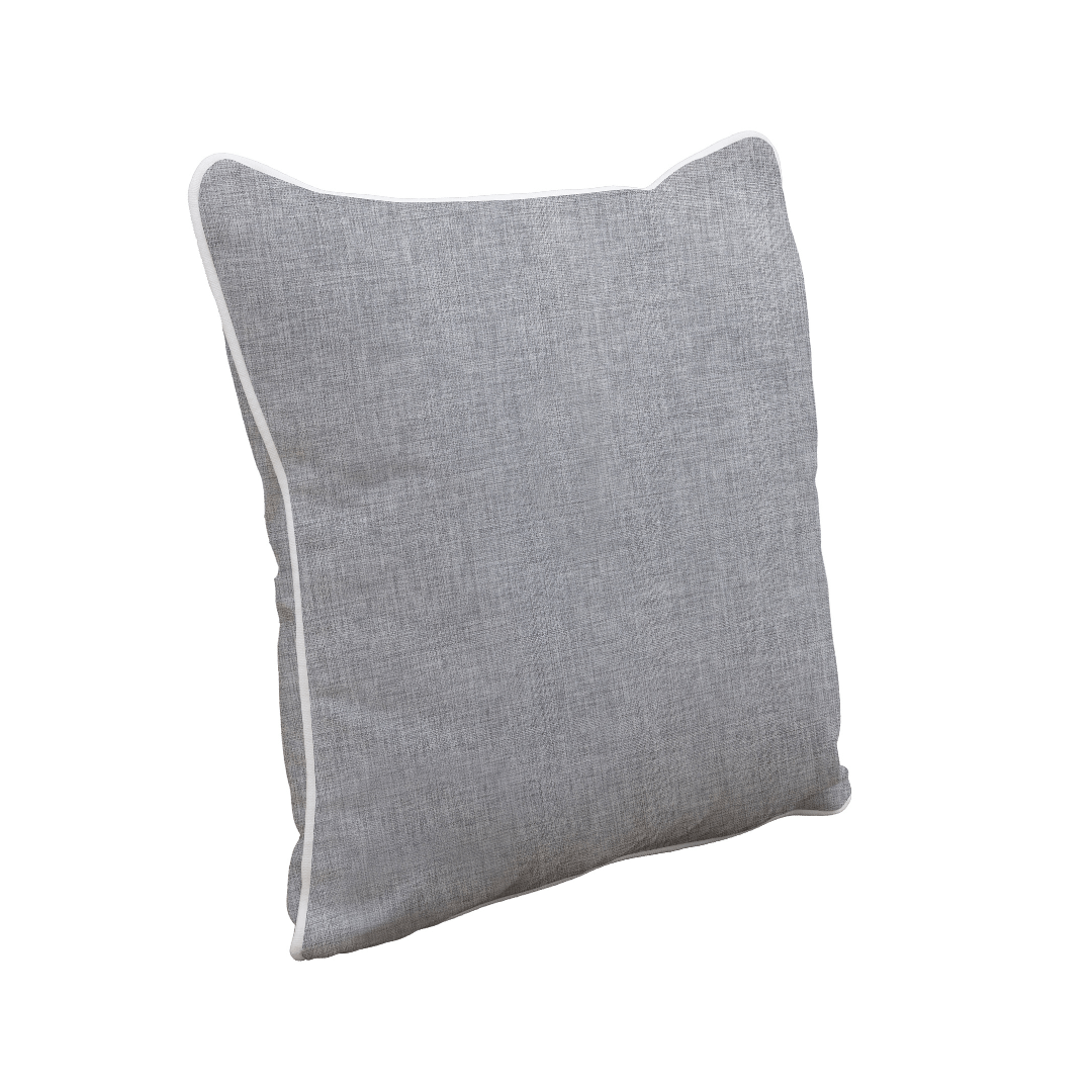 East Green Outdoor 18x18 Accent Pillow with Contrasted Piping