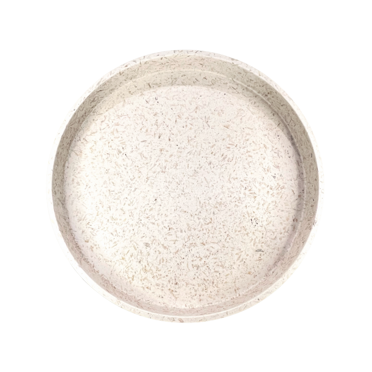 Upcycled Round Tray: Rice Husk - Source by Studio Skara, view 2