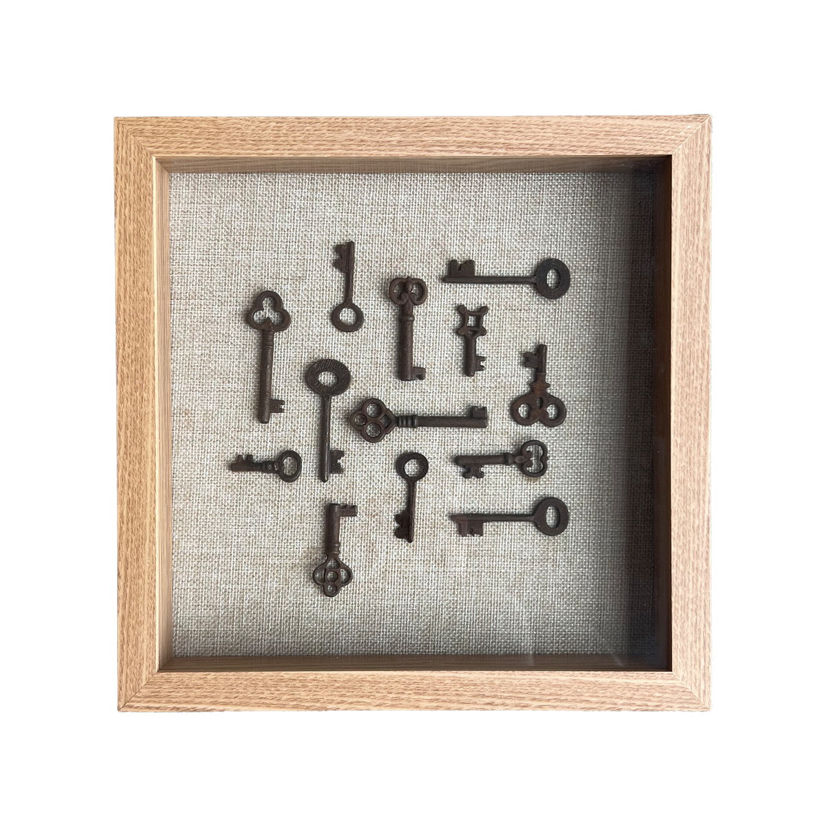 Vintage Keys Art - White Oak - Source by Studio Skara