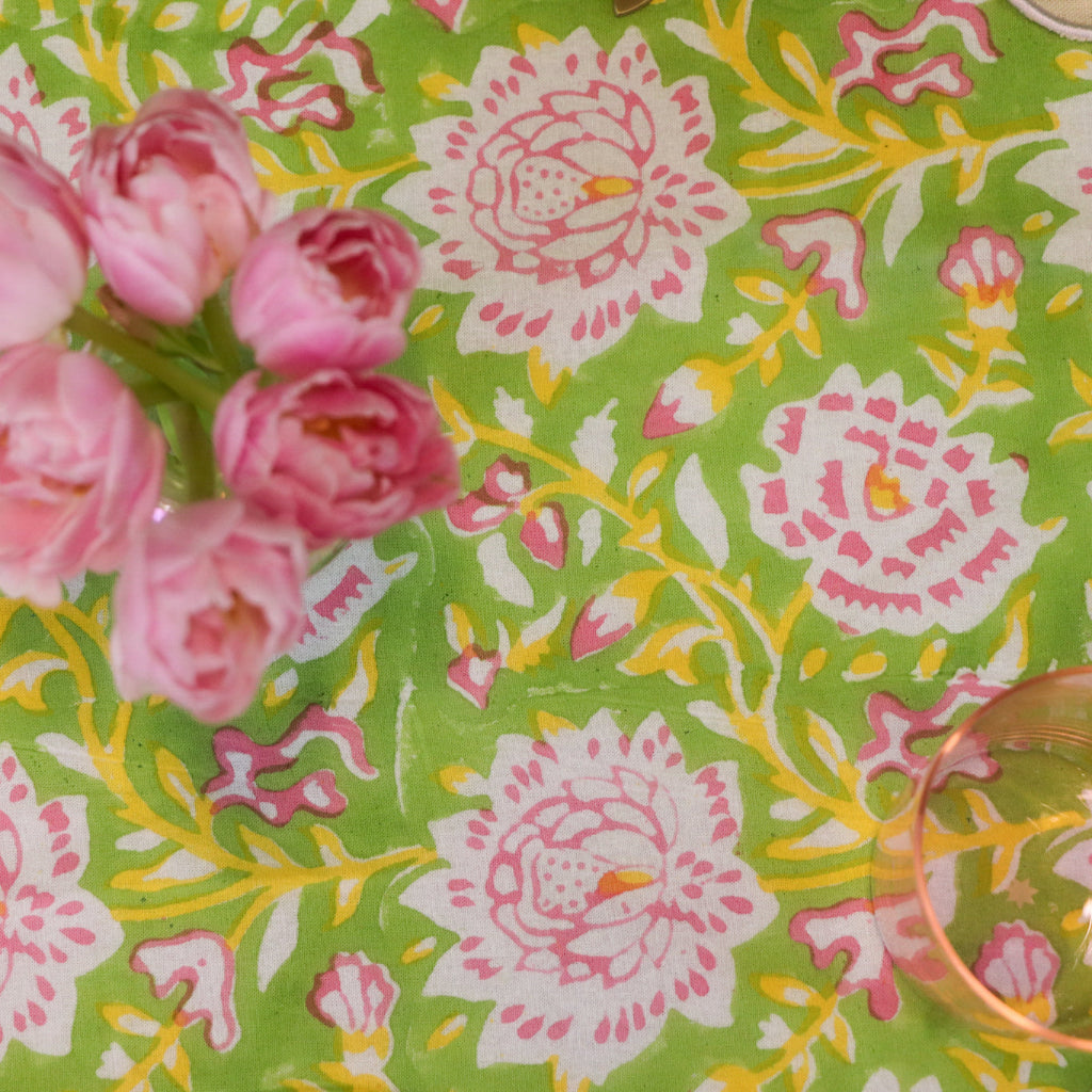 100% Organic Cotton - Viviana Venetia Blooms Tablecloth
