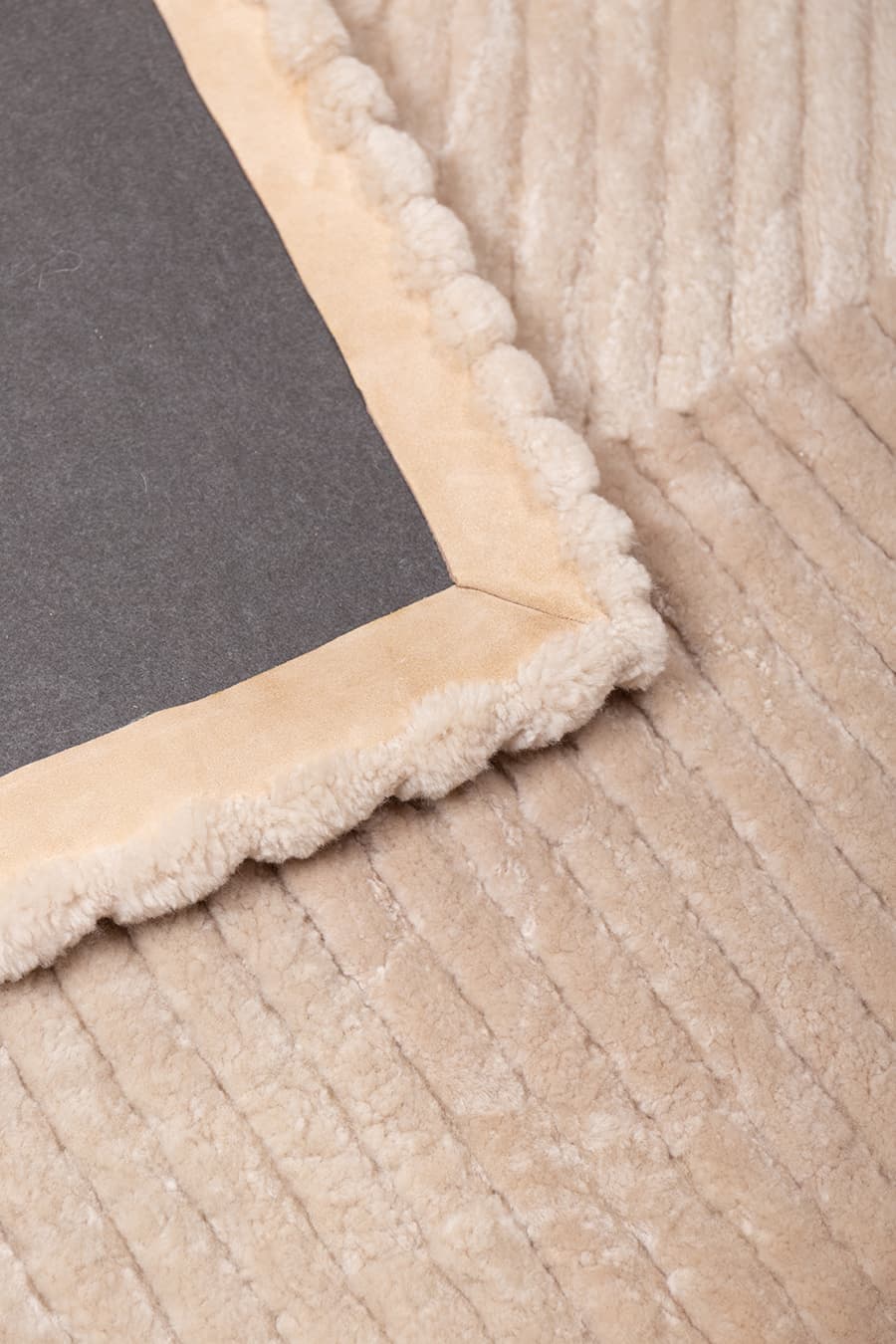 WEEKEND - Kilim Beige Shearling Rug - Homelosophy, view 5
