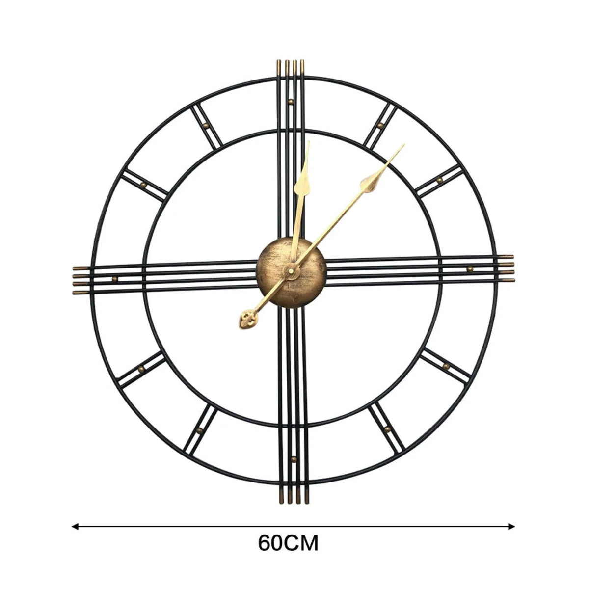 Wall Clock - Roman Numerals Metal Large — House of Avana, view 18 of 28