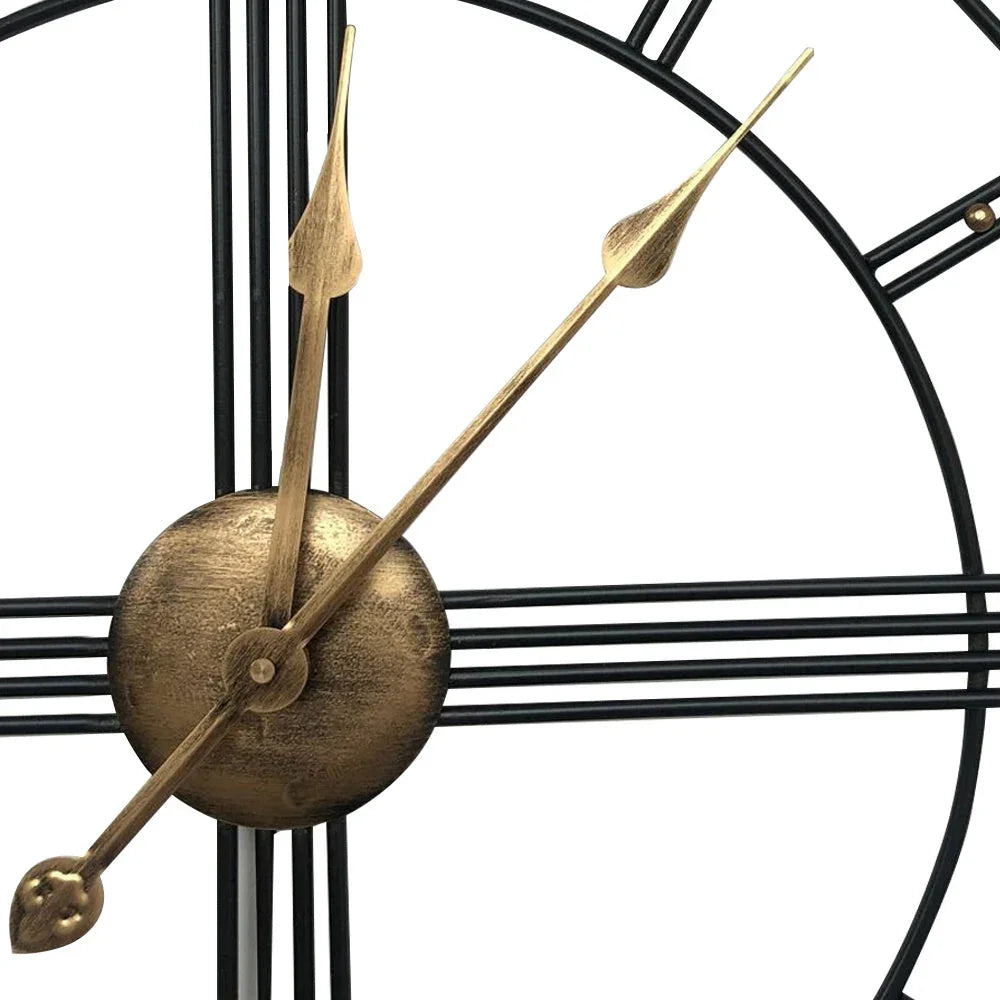 Wall Clock - Roman Numerals Metal Large — House of Avana, view 8 of 28