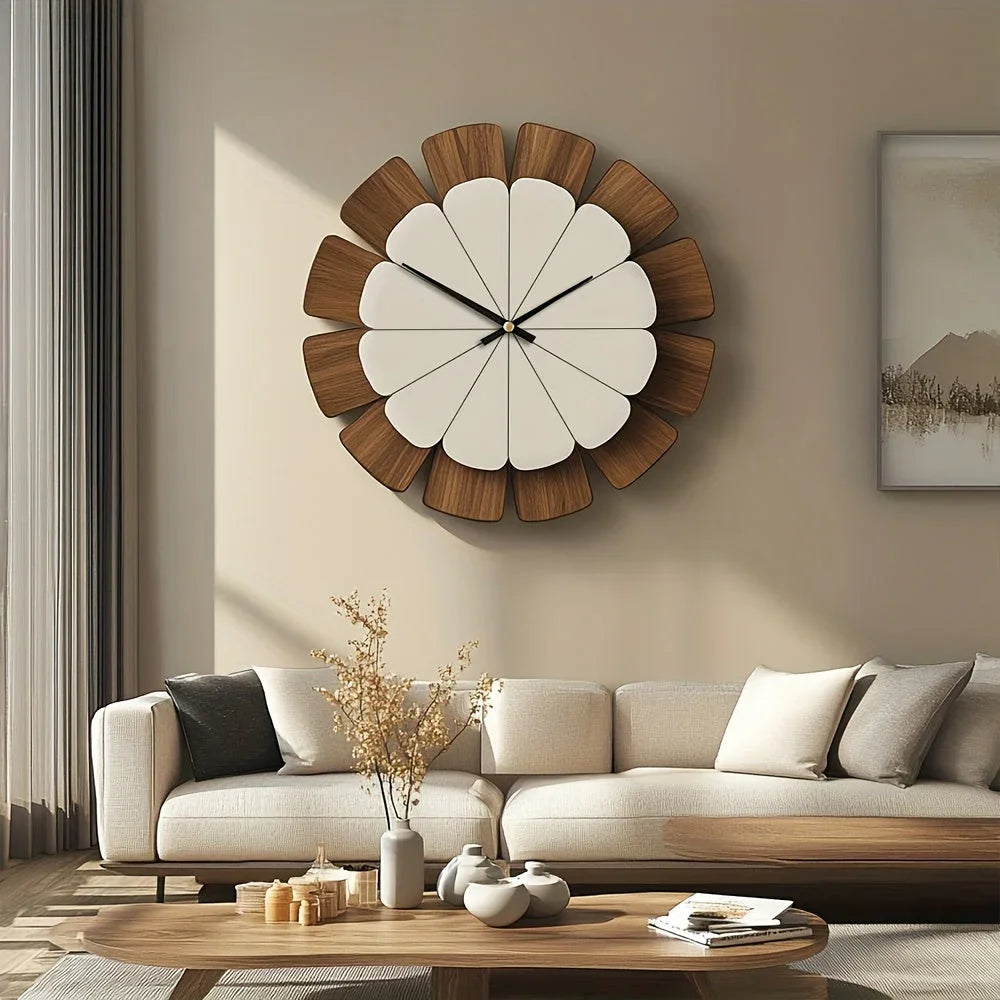Wall Clock - Vintage Wooden 12 Inch — House of Avana, view 1 of 26
