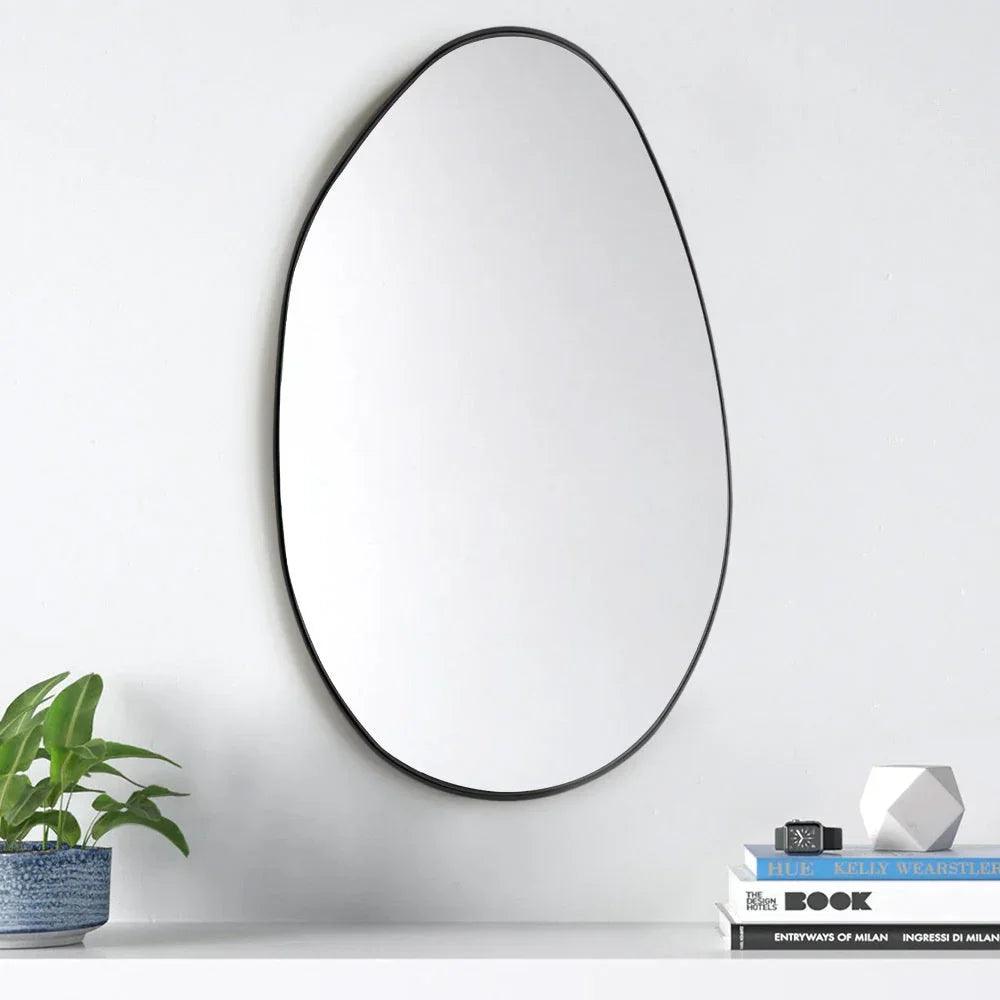 Wall Mirror - Asymmetrical Black 53x90cm — House of Avana, view 27 of 34