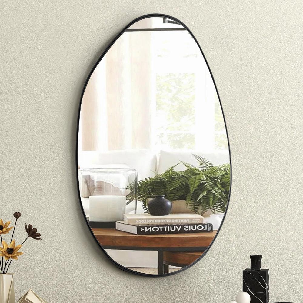 Wall Mirror - Asymmetrical Black 53x90cm — House of Avana, view 28 of 34