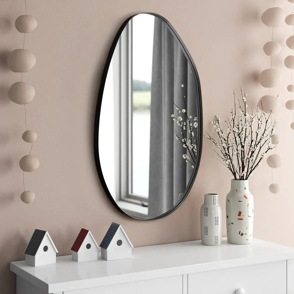 Wall Mirror - Asymmetrical Black 53x90cm — House of Avana, view 23 of 34
