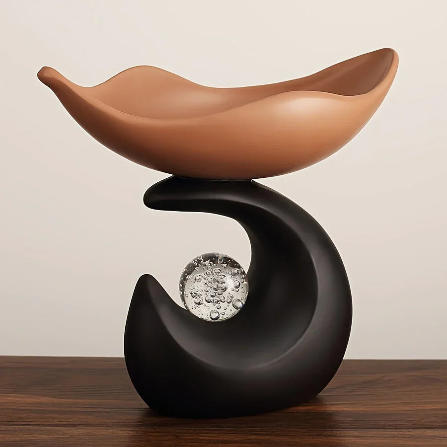 Wavy Entryway Trinket Tray with Crystal Ball — House of Avana, view 23 of 24