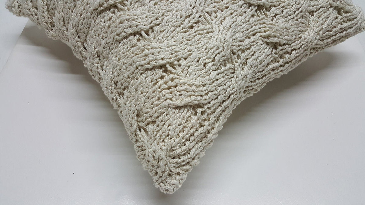 Wavy Golden Cotton Pillow - Homelosophy, view 2