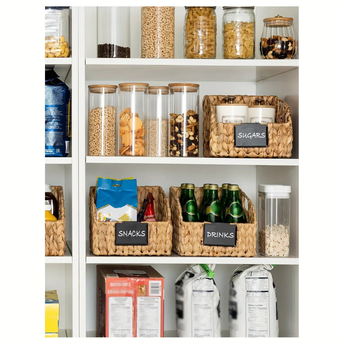 Wicker Baskets - Storage Natural 2 Pack