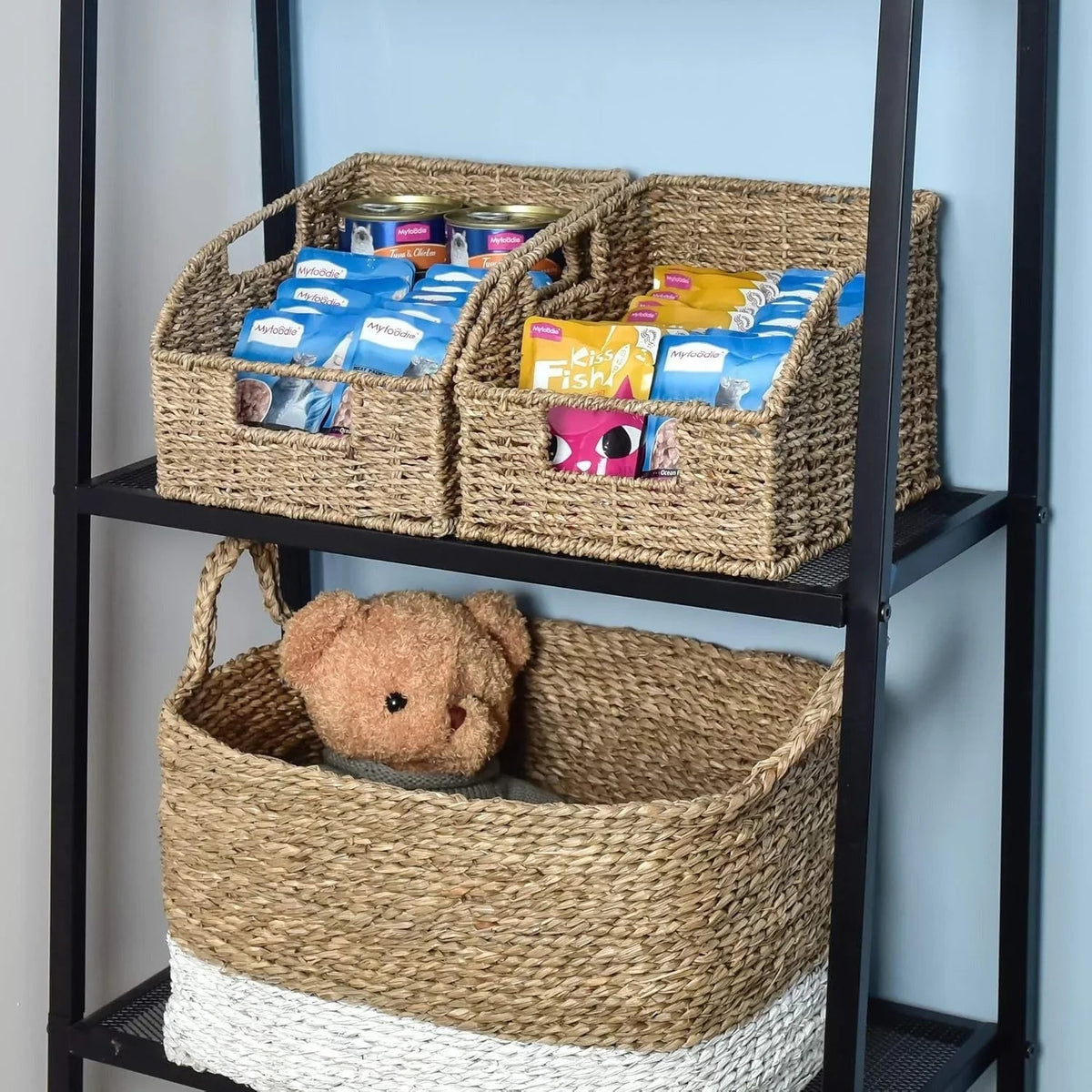 Wicker Baskets - Storage Natural 2 Pack