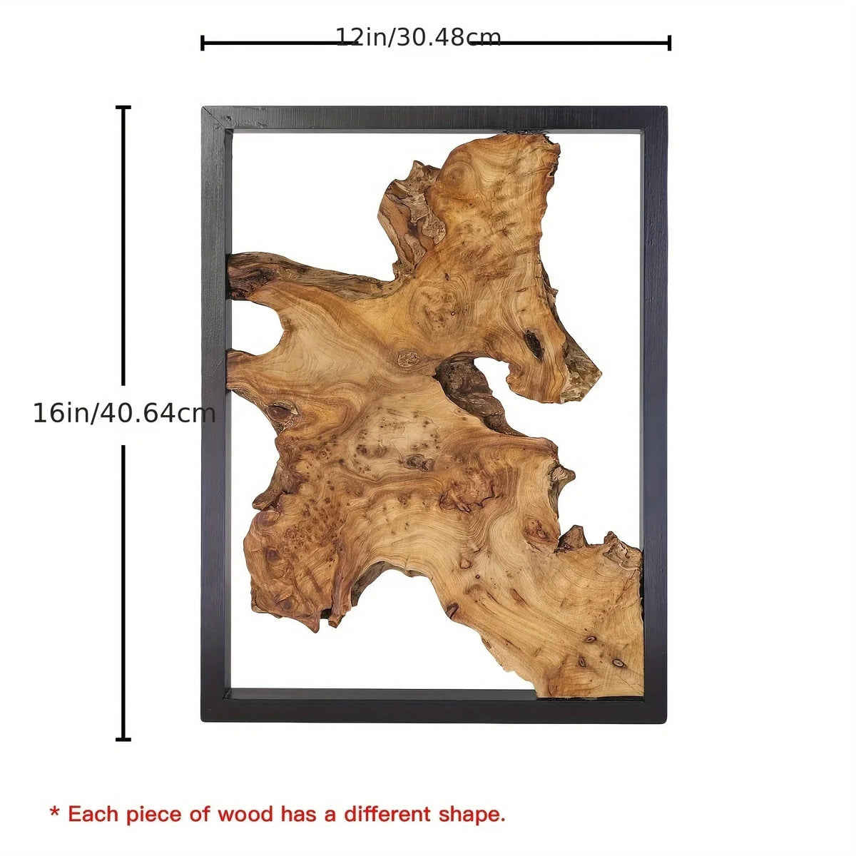 Wood Wall Decor, Handmade Natural Wood Panels with Unique Hanging Style