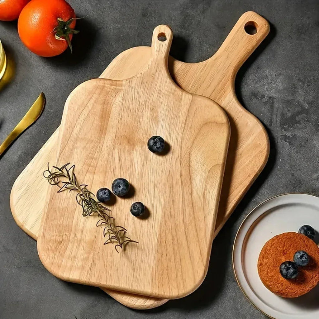 Acacia Wood Cutting and Chopping Board with Handle