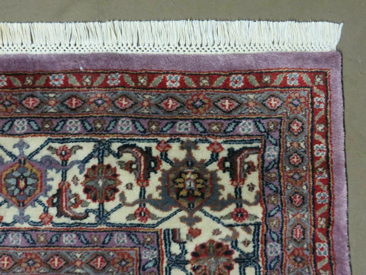 8' X 10' Vintage Fine Handmade India Wool Rug Hand Knotted Carpet Detailed Nice - Jewel Rugs, view 6