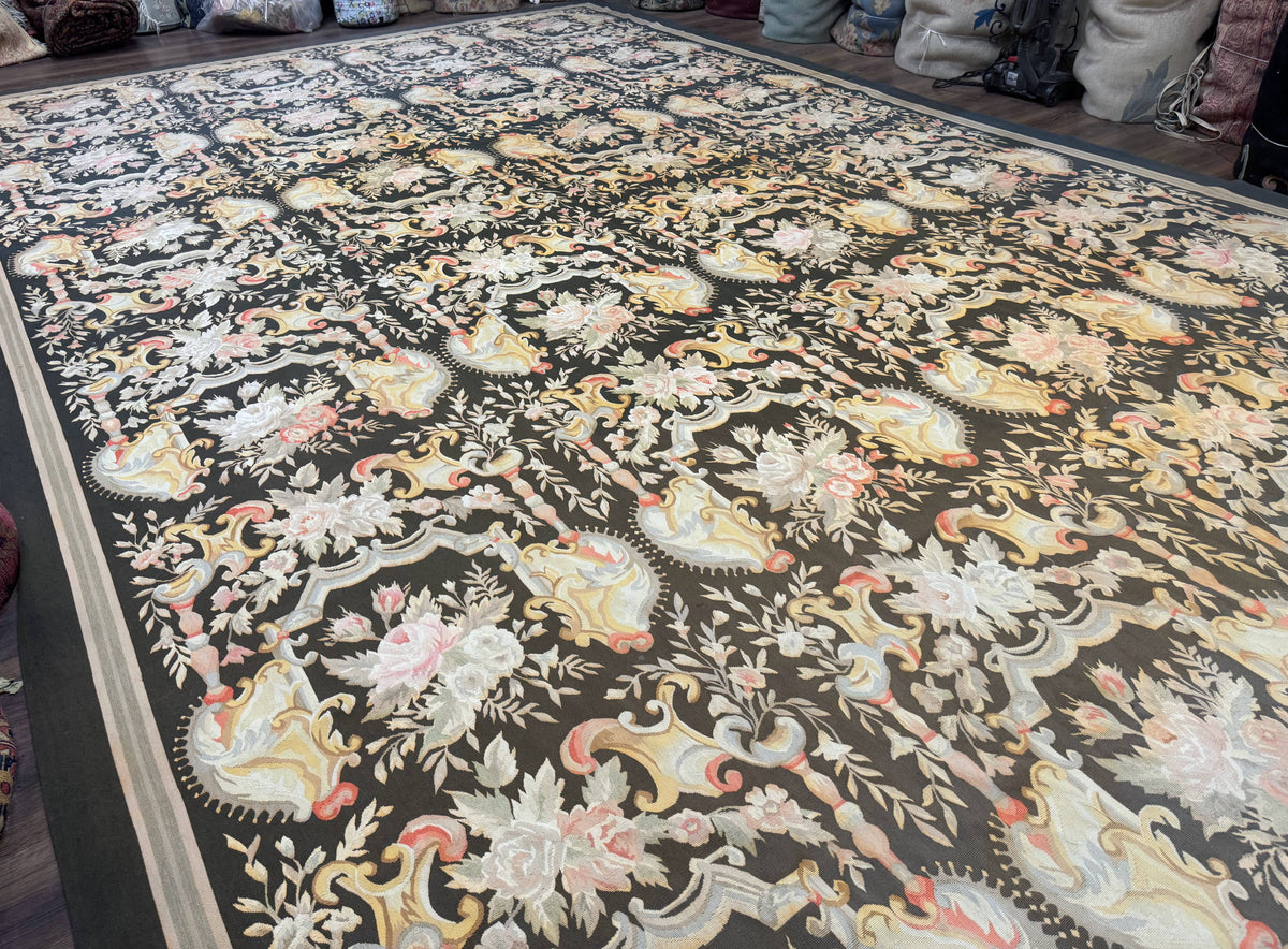 Palace Size Aubusson Rug 12x18 - Jewel Rugs, view 13
