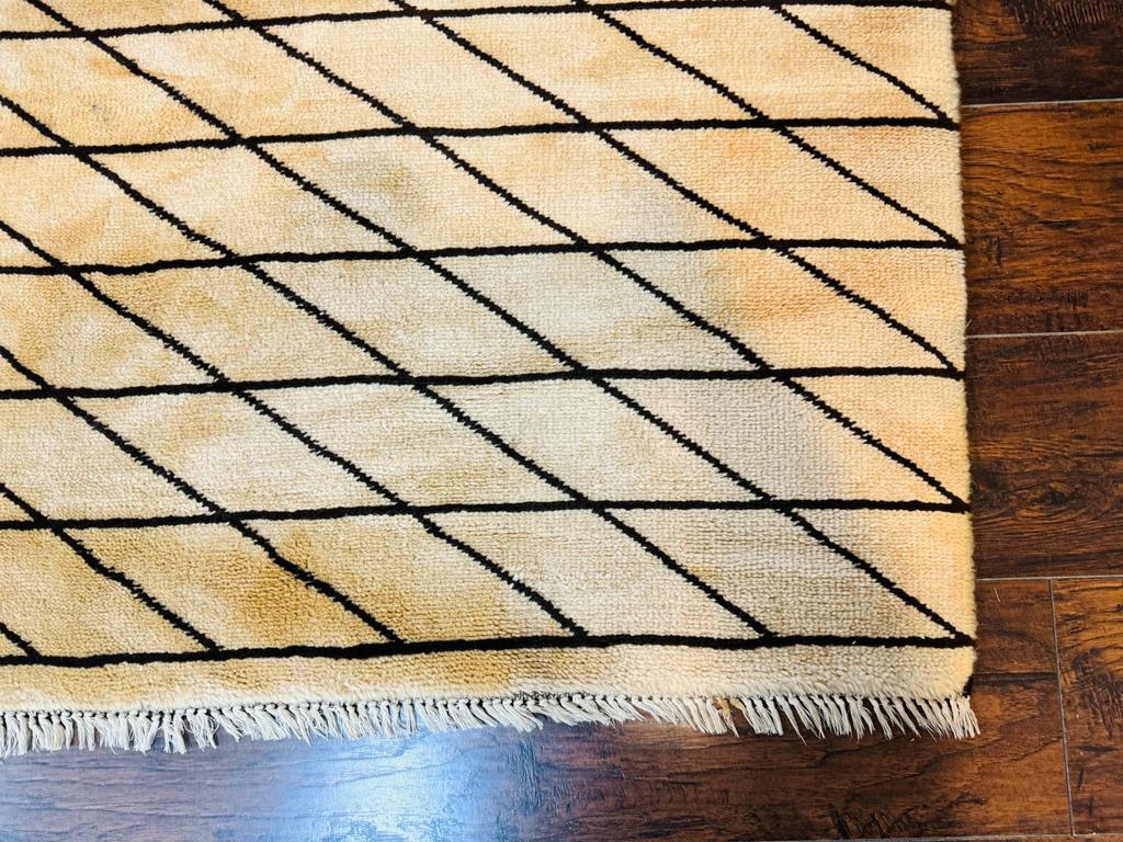 German Rug 7x10, Vintage Handmade Carpet, Contemporary - Jewel Rugs, view 10