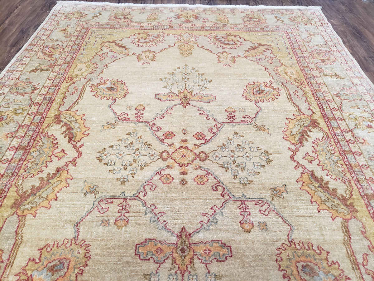 6x9 Turkish Oushak Rug, Wool Rug, Hand Knotted - Jewel Rugs, view 13