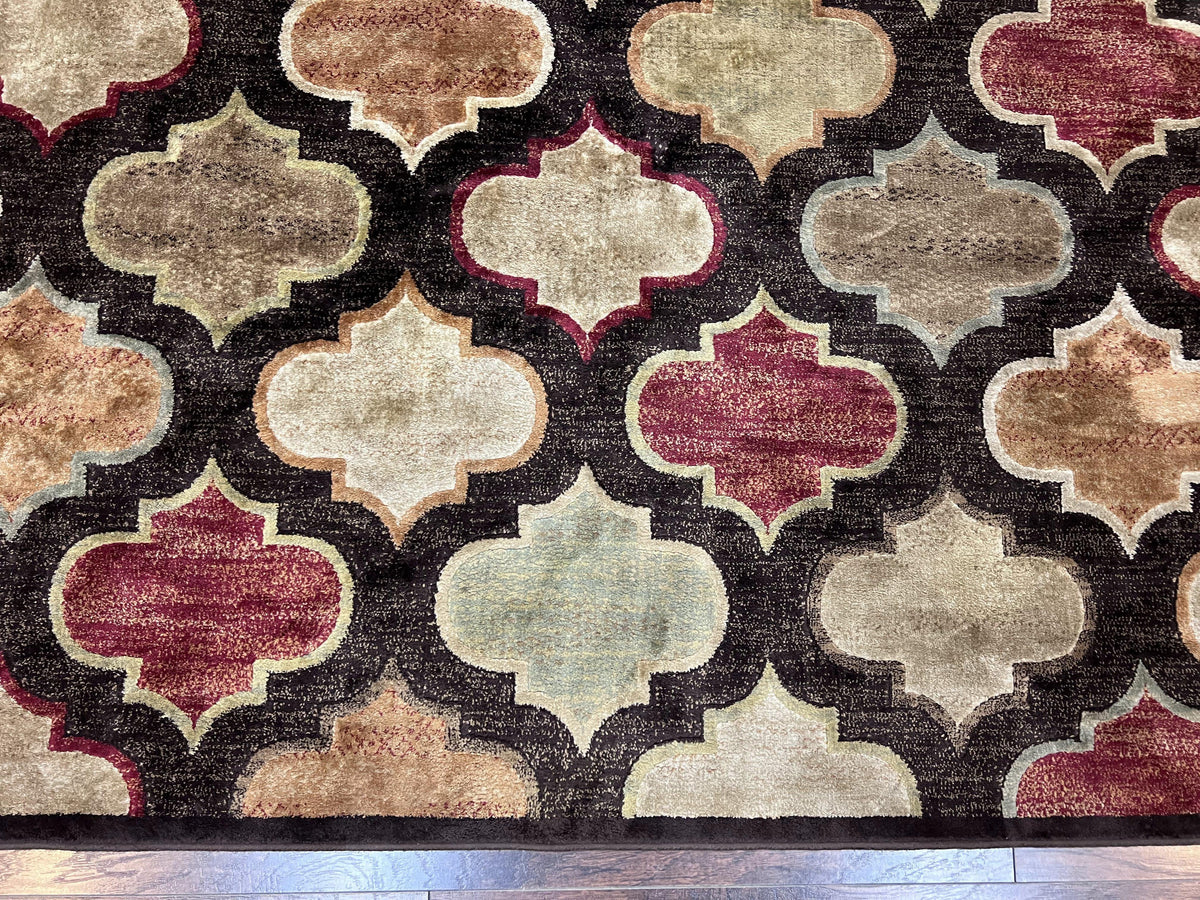 Panel Design Rug 5x7, Multicolor Contemporary Area Rug, Small Living Room Rug - Jewel Rugs, view 6