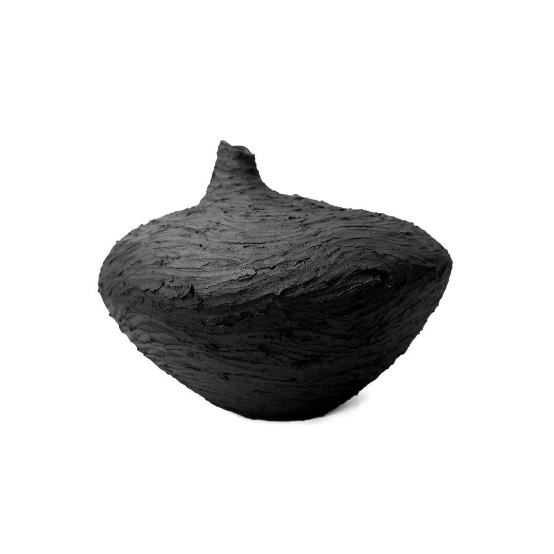 Textured Vessel in Black - No 111 image 0