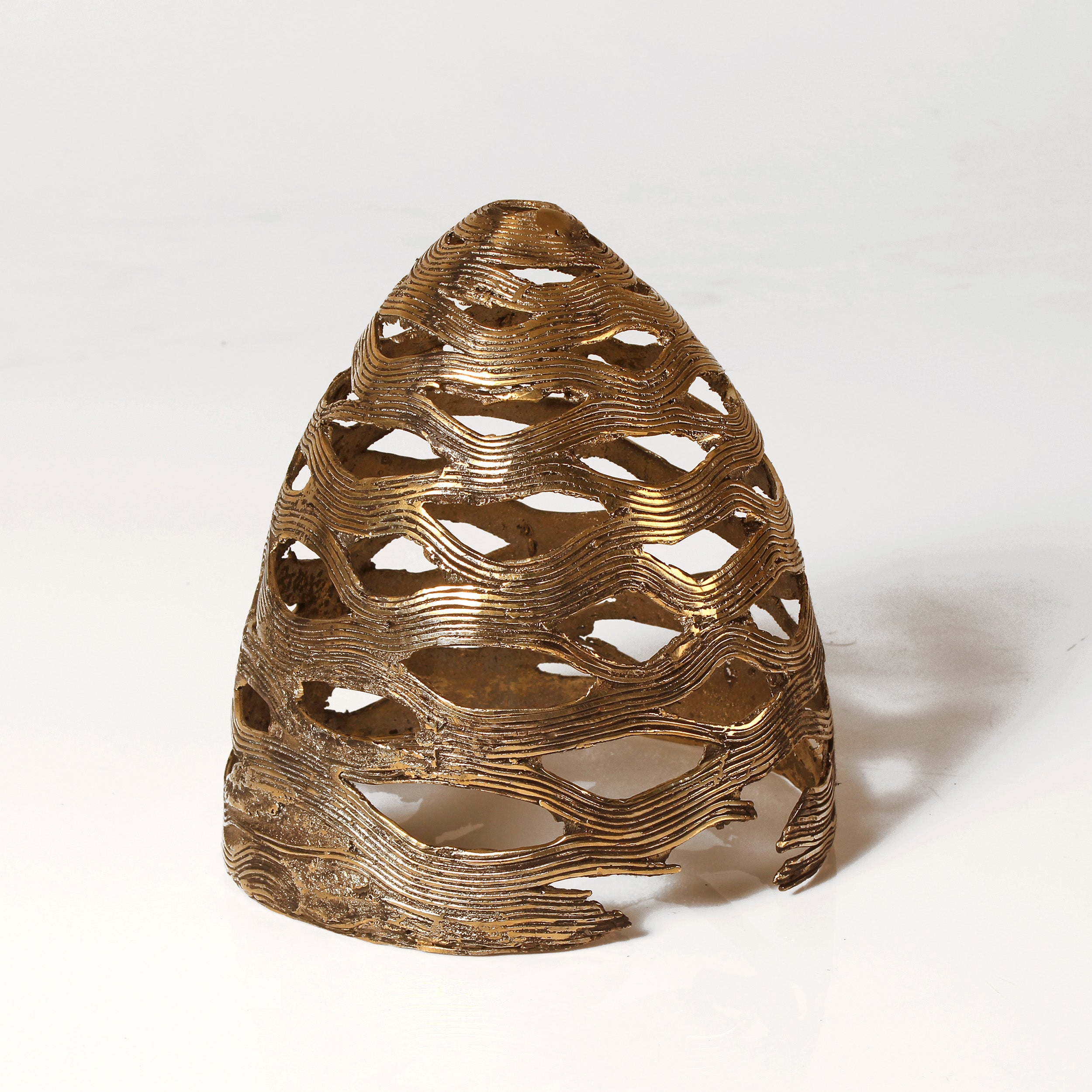 Lotus Pod Brass Lamp image 3
