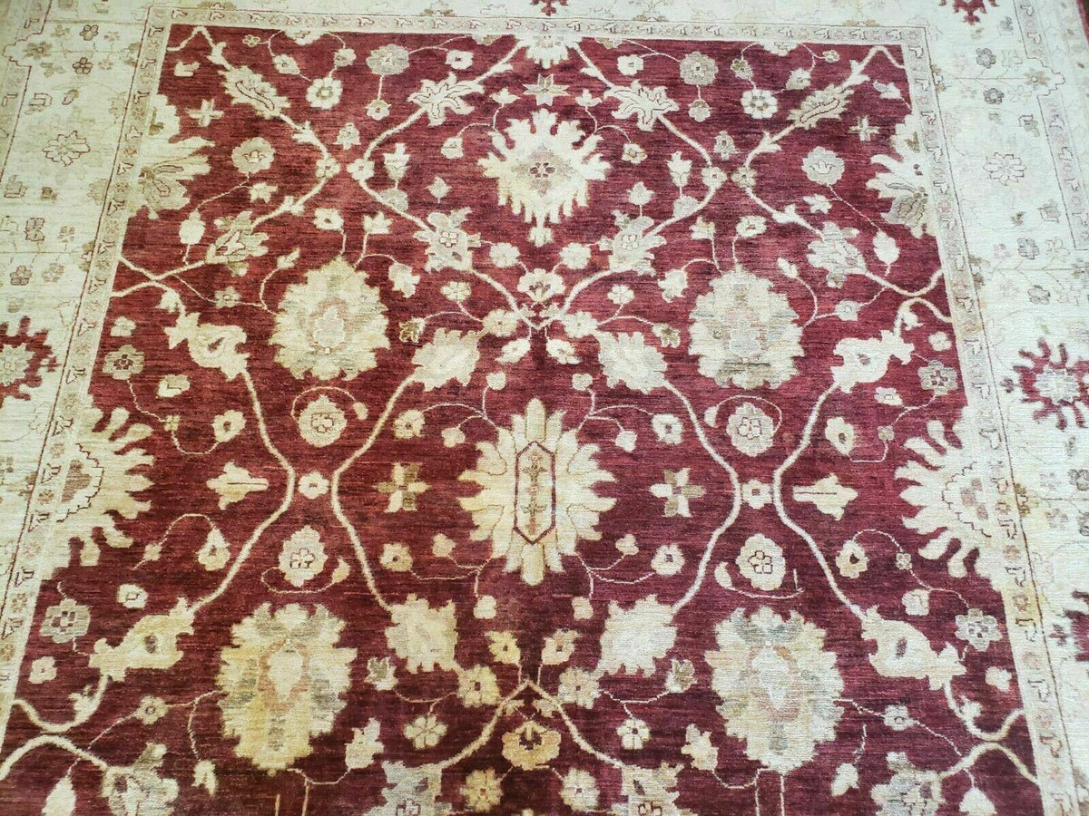 8' X 10' Handmade Peshawar Floral Oriental Wool Rug Hand Knotted Carpet Nice - Jewel Rugs, view 12