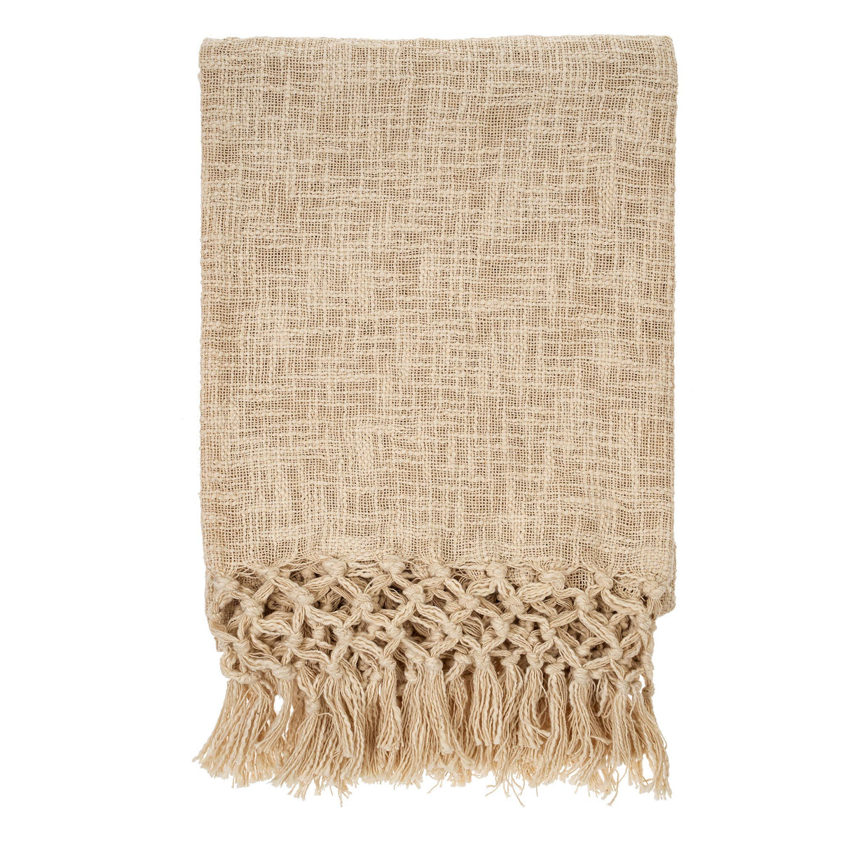 Leela Braided Tassel Throw Blanket - Source by Studio Skara, view 3