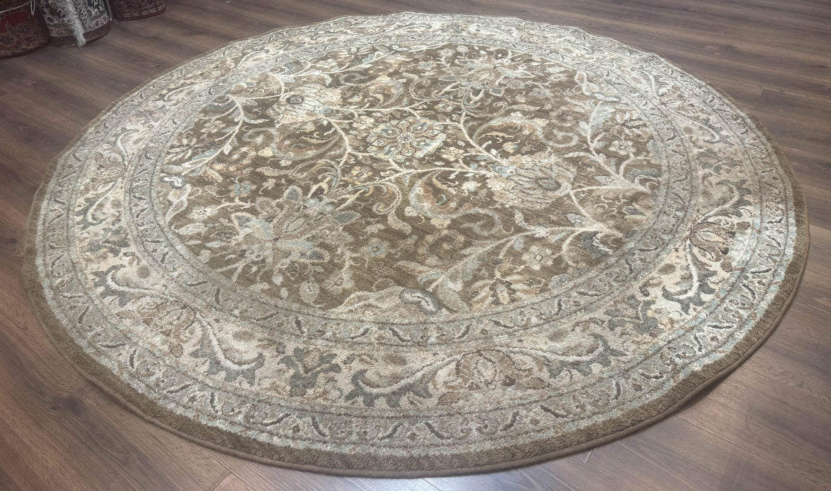 Round Karastan Rug 8x8 ft, Euphoria New Bridge Karastan Rug, Indo Mahal Design - Jewel Rugs, view 7