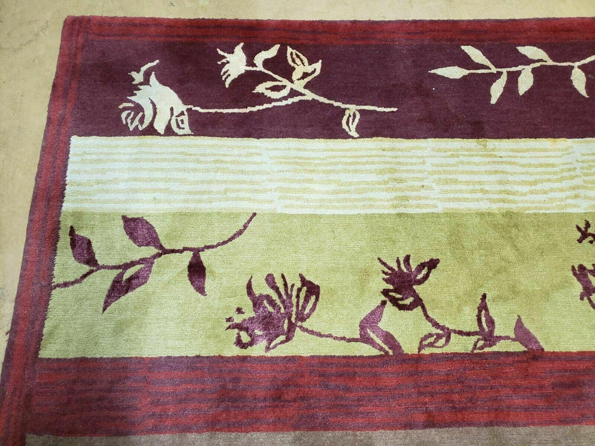 8' X 11' Tibetan Nepal Art Deco Hand Knotted Wool Rug Modern Contemporary Nice - Jewel Rugs, view 6