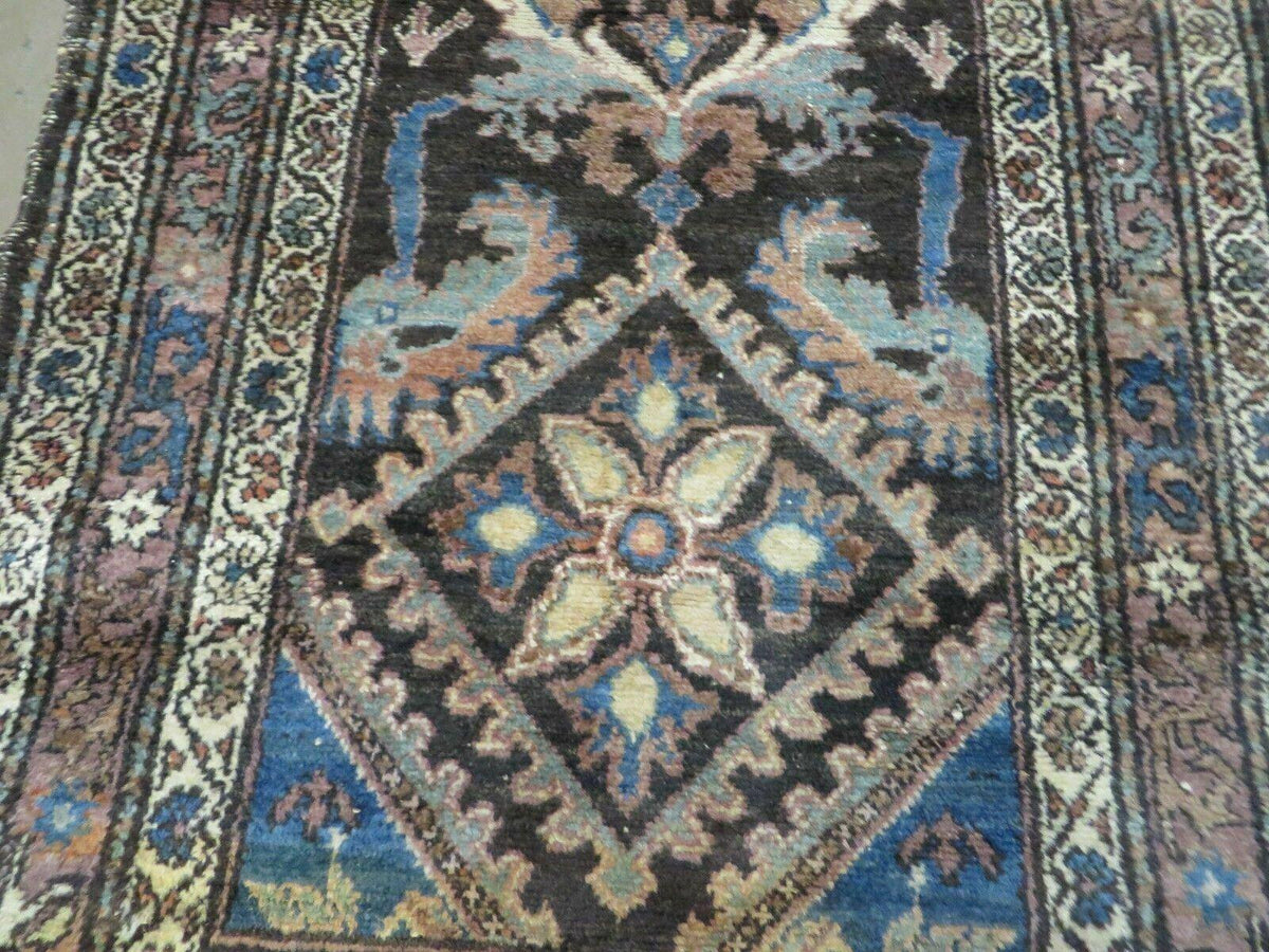 3' X 6' Antique Handmade India Floral Oriental Wool Rug Veg Dyes Nice - Jewel Rugs, view 12