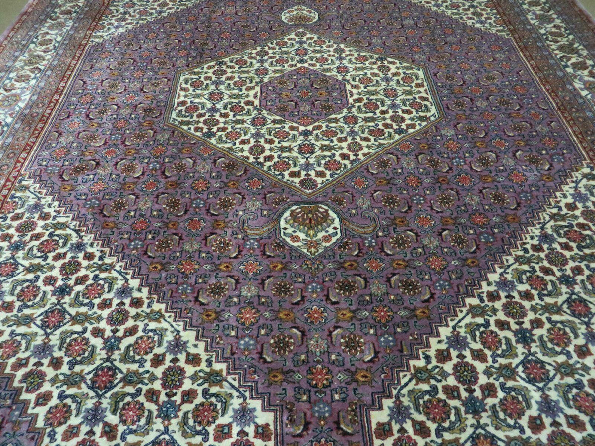8' X 10' Vintage Fine Handmade India Wool Rug Hand Knotted Carpet Detailed Nice - Jewel Rugs, view 12