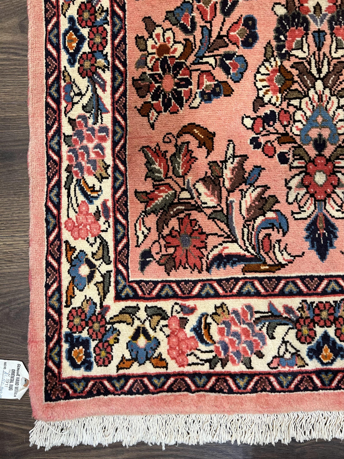 Persian Sarouk Runner Rug 2.9 x 13.6, Wool Floral Hand Knotted Runner - Jewel Rugs, view 8