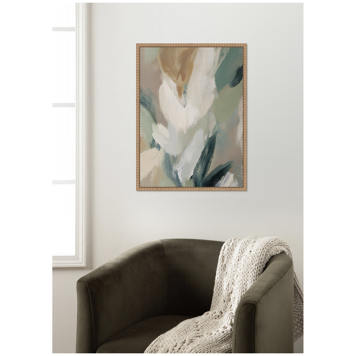 Plant Form No. 1 by Amy Lighthall Framed Canvas Wall Art Print