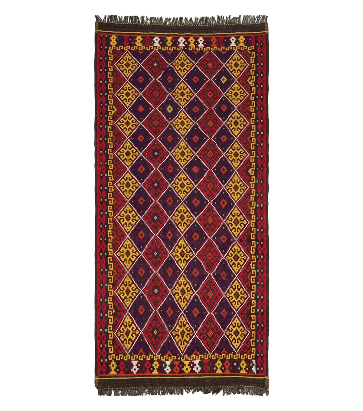 6' X 13' Antique Turkish Kilim Handmade Flat Weave Wool Rug Veg Dye - Jewel Rugs