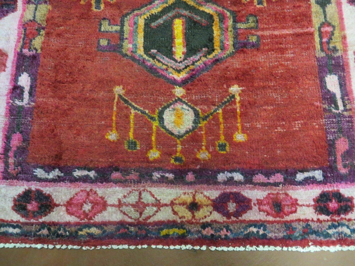 4' X 8' Antique Handmade Turkish Caucasian Kazak Design Wool Rug Veg Dyes Nice - Jewel Rugs, view 6