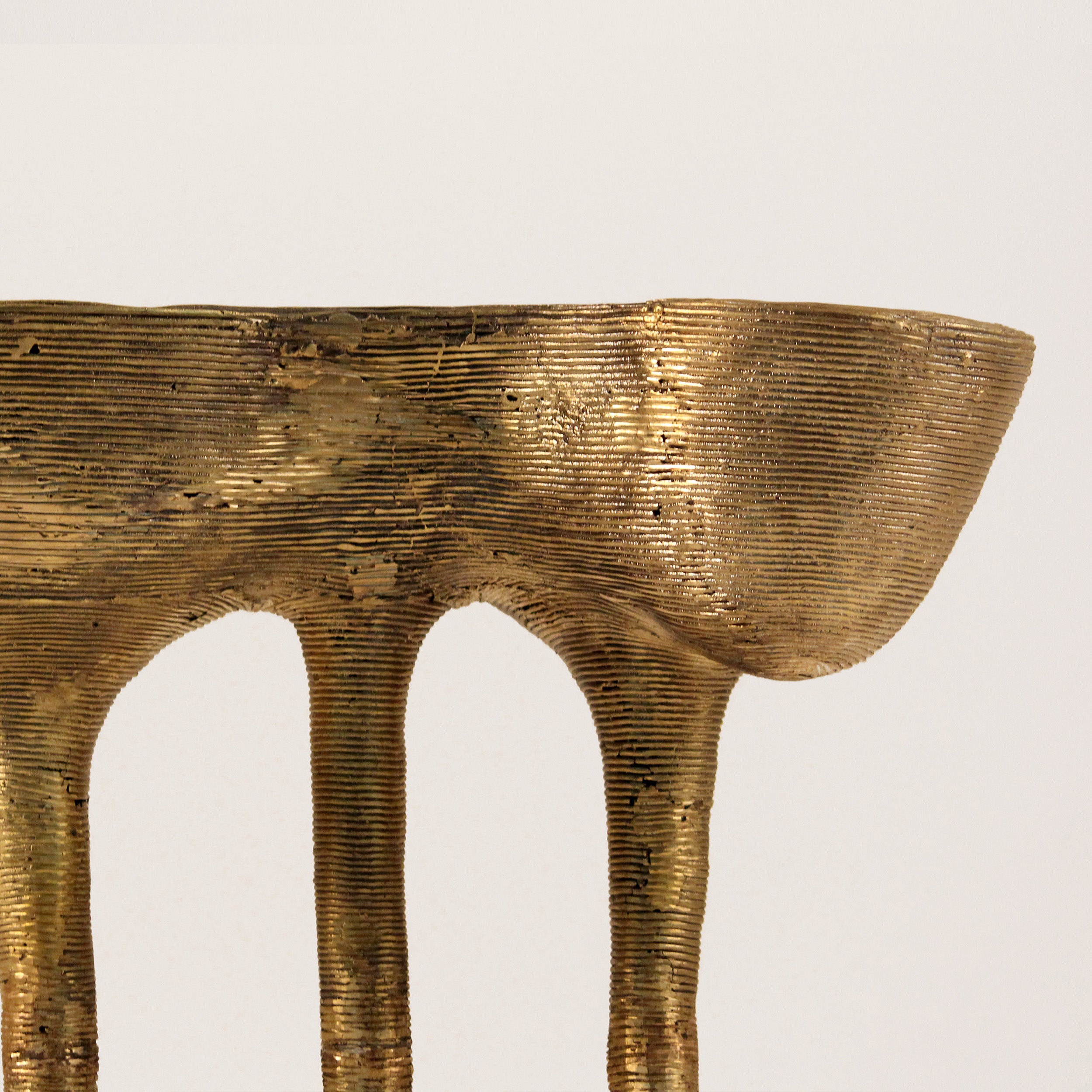 Lotus Pod Brass Side Table image 2