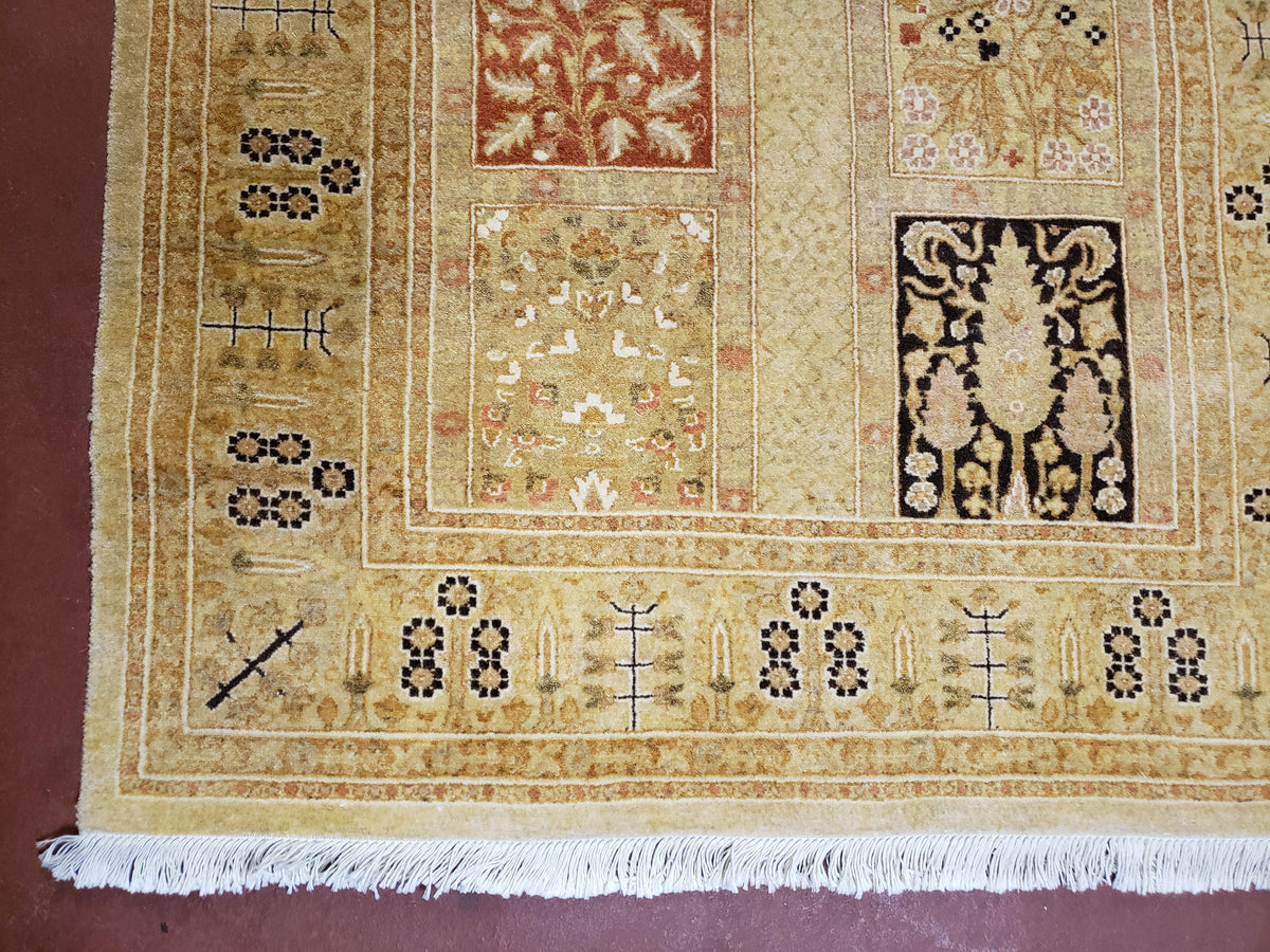 3' 2" x 12 ' 6" Pak Persian Safavieh Runner Haji Jalil Fine Runner Rug 3ft Runner 12ft Runner 13ft Runner Panel Design Runner Hand-Knotted - Jewel Rugs, view 9