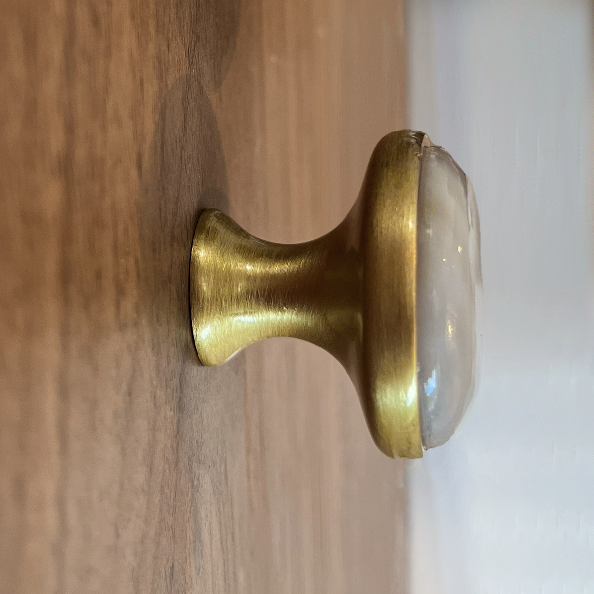 White & Grey Agate Cabinet Knob - Source by Studio Skara, view 3