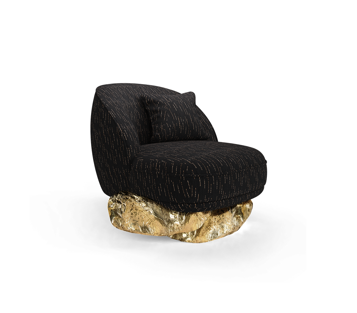 Angra Black Armchair by Boca do Lobo