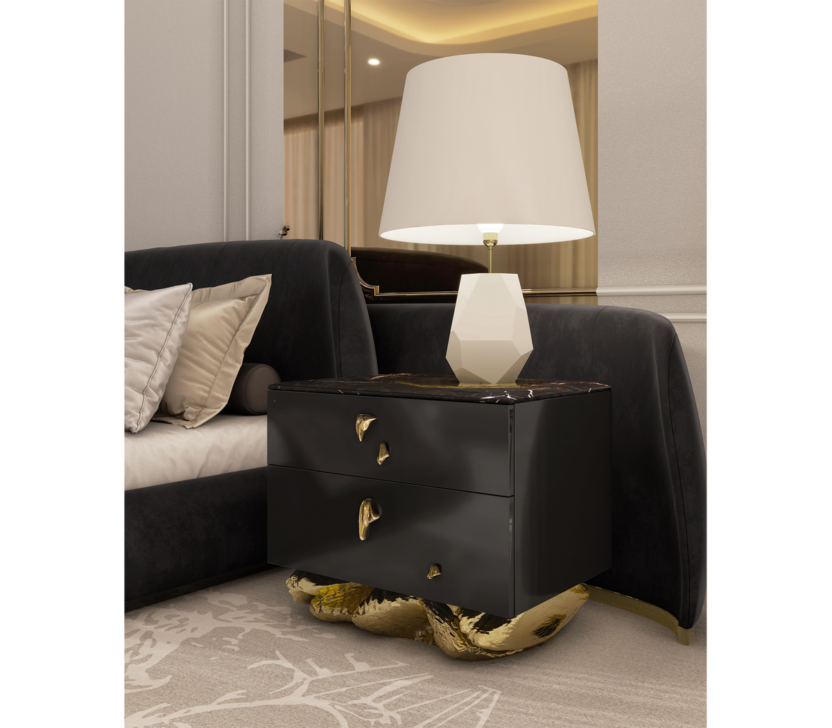 Angra Small Nightstand by Boca do Lobo – view 4