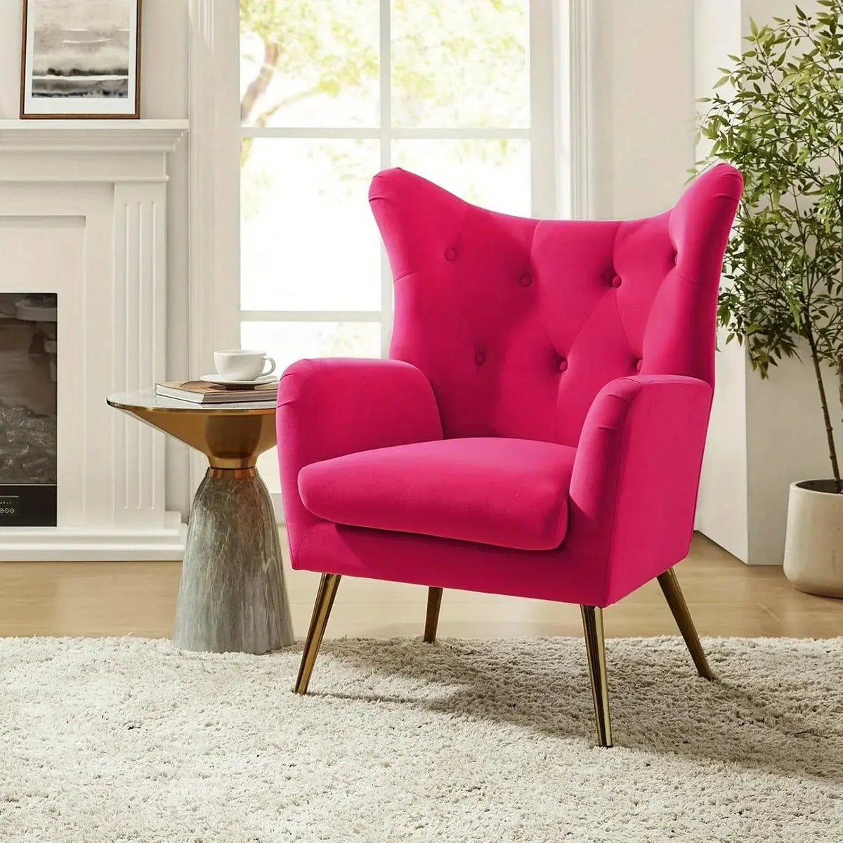 Arm Chair - Luxurious Velvet Blue — House of Avana, view 22 of 40