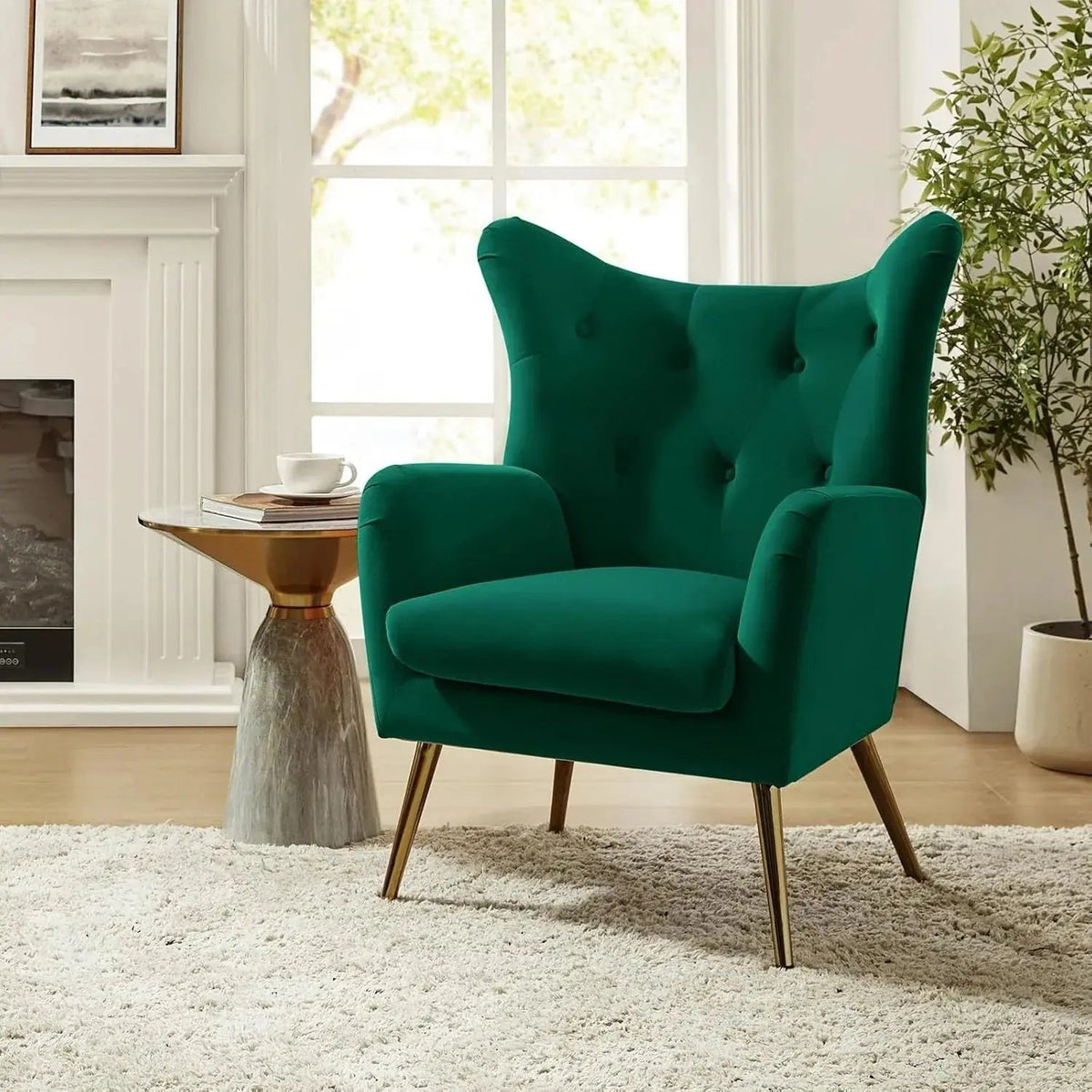 Arm Chair - Luxurious Velvet Blue — House of Avana, view 23 of 40
