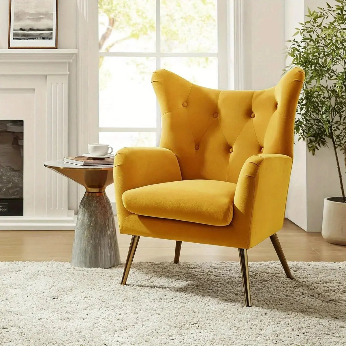 Arm Chair - Luxurious Velvet Blue — House of Avana, view 25 of 40