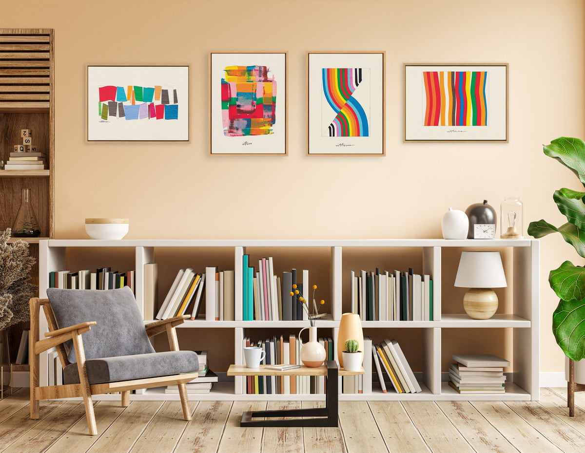Sylvie Im Parallel to Myself Framed Canvas by Amber Vittoria
