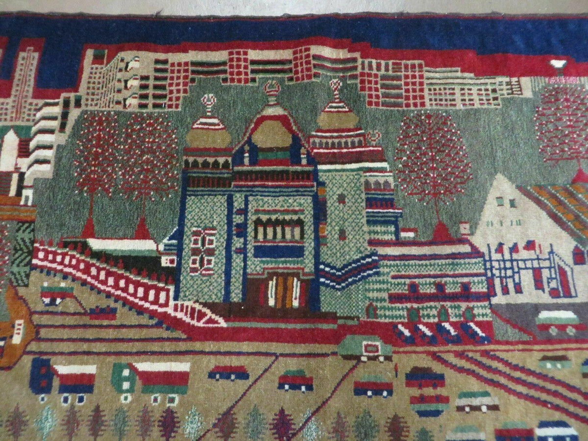 3' X 5' New Vintage Handmade Afghan Balouch Tribal Wool Pictorial Rug # 302 - Jewel Rugs, view 2