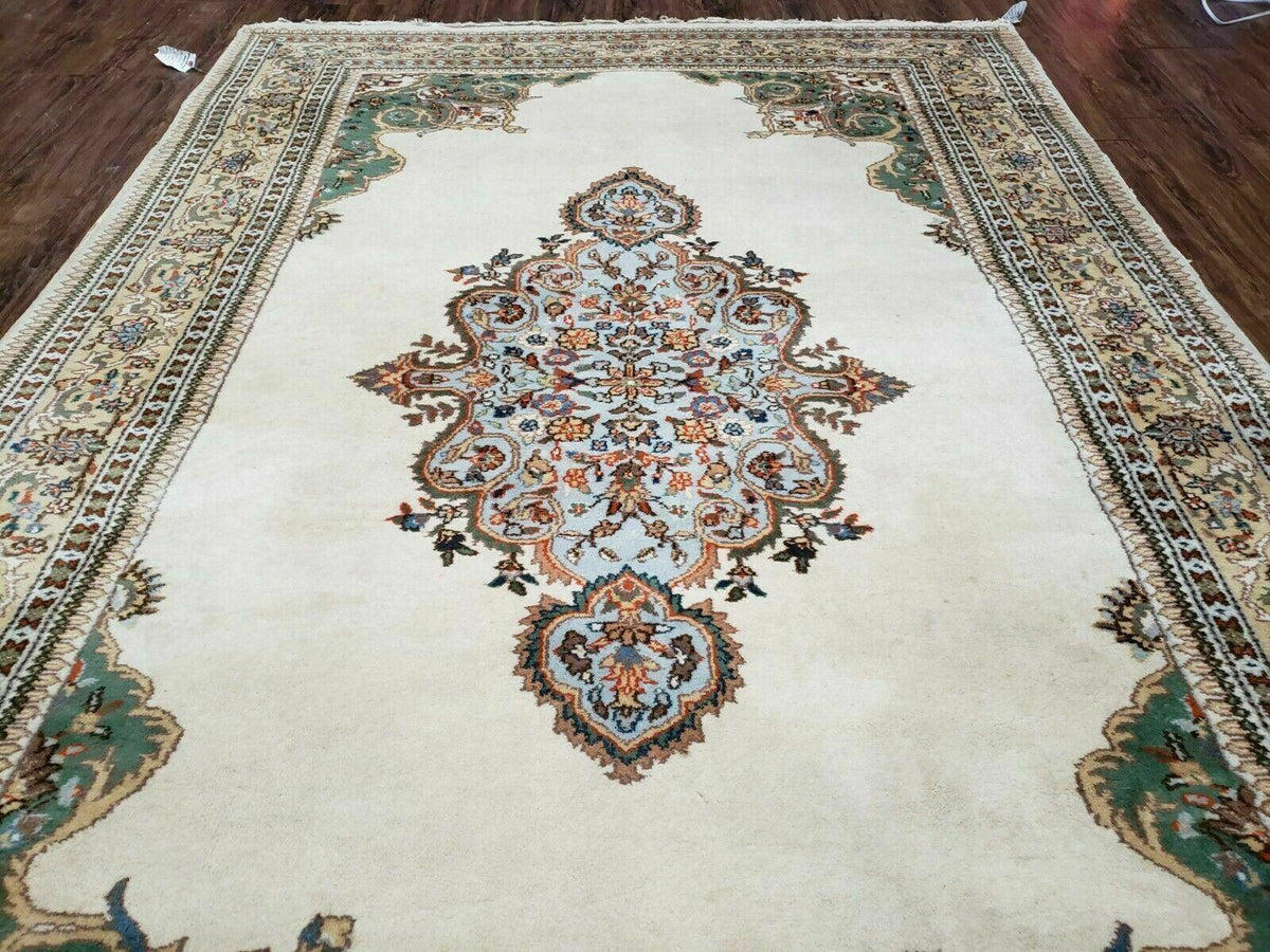 6' X 9' Vintage Handmade India Open Field Tribal Wool Rug Carpet Medallion Nice - Jewel Rugs, view 5