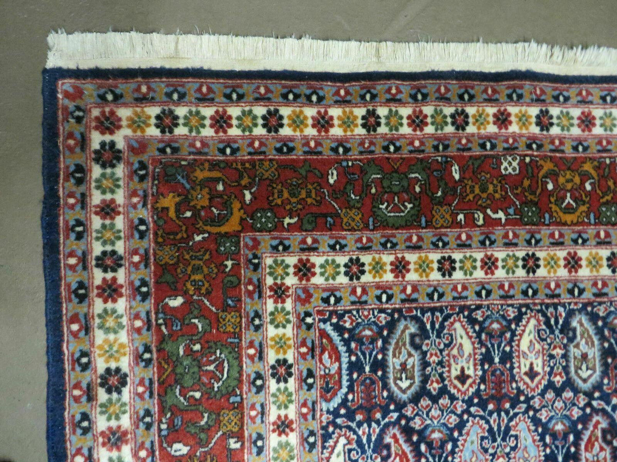 6' X 9' Vintage Fine Handmade India Paisley Rug Hand Knotted Carpet Organic Dye - Jewel Rugs, view 6