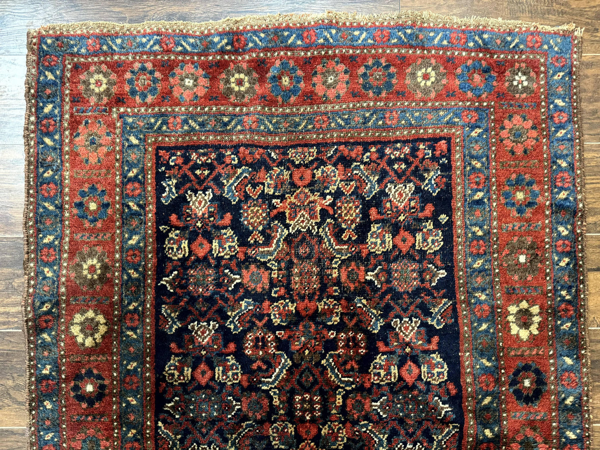 Antique Persian Tribal Rug 4x6, Kurdish Rug - Jewel Rugs, view 4