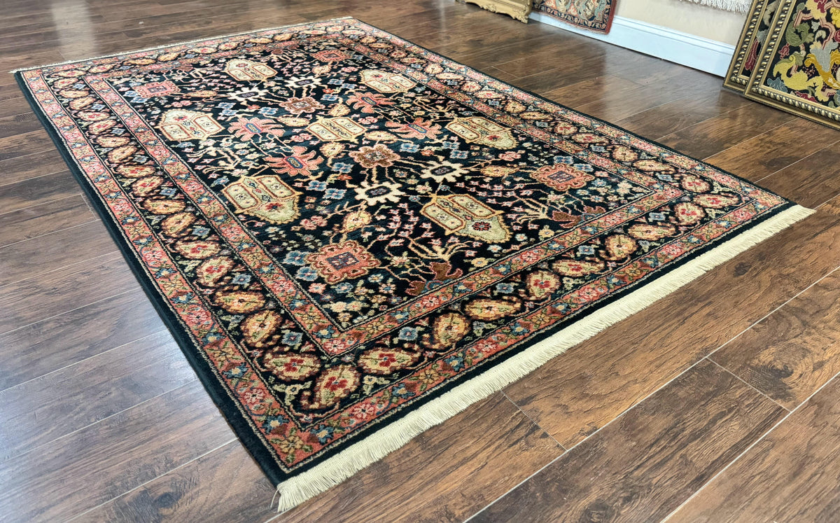 Karastan Rug 5.9 x 8.6, Chahar Mahal #604, Wool Vintage Discontinued Karastan Carpet - Jewel Rugs, view 13
