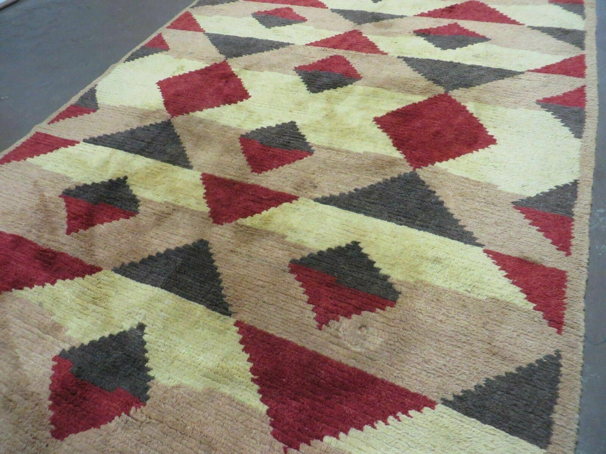 6' X 8' Handmade Tibetan Nepal Chinese Wool Rug Art Deco Contemporary Modern - Jewel Rugs, view 13