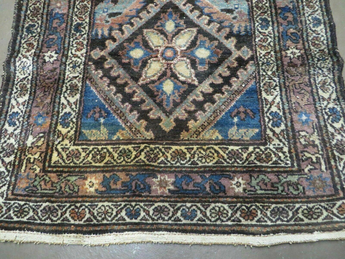 3' X 6' Antique Handmade India Floral Oriental Wool Rug Veg Dyes Nice - Jewel Rugs, view 6